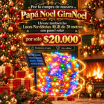 GiraNoel Papa Noel Paracaidas